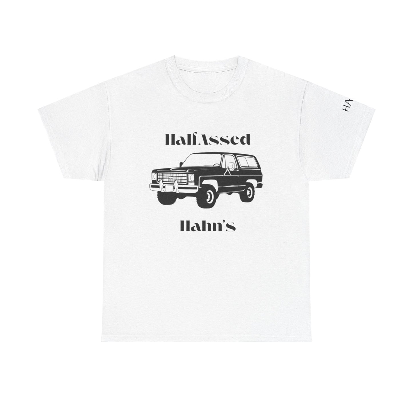 Half Assed Unisex Heavy Cotton Tee - Stylish and Casual T-Shirt