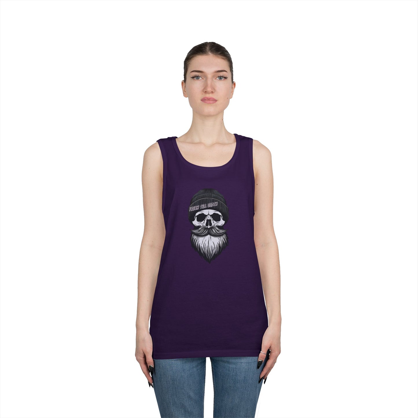 'FRESH TILL DEATH' HIPSTER - UNISEX HEAVY COTTON TANK TOP