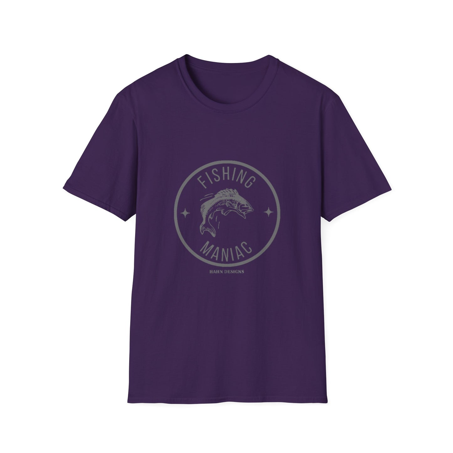 'HAHN' - FISHING MANIAC - UNISEX SOFTSTYLE TEE