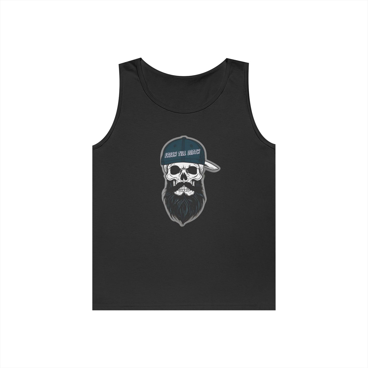 'FRESH TILL DEATH' PUNKIN' - UNISEX HEAVY COTTON TANK TOP