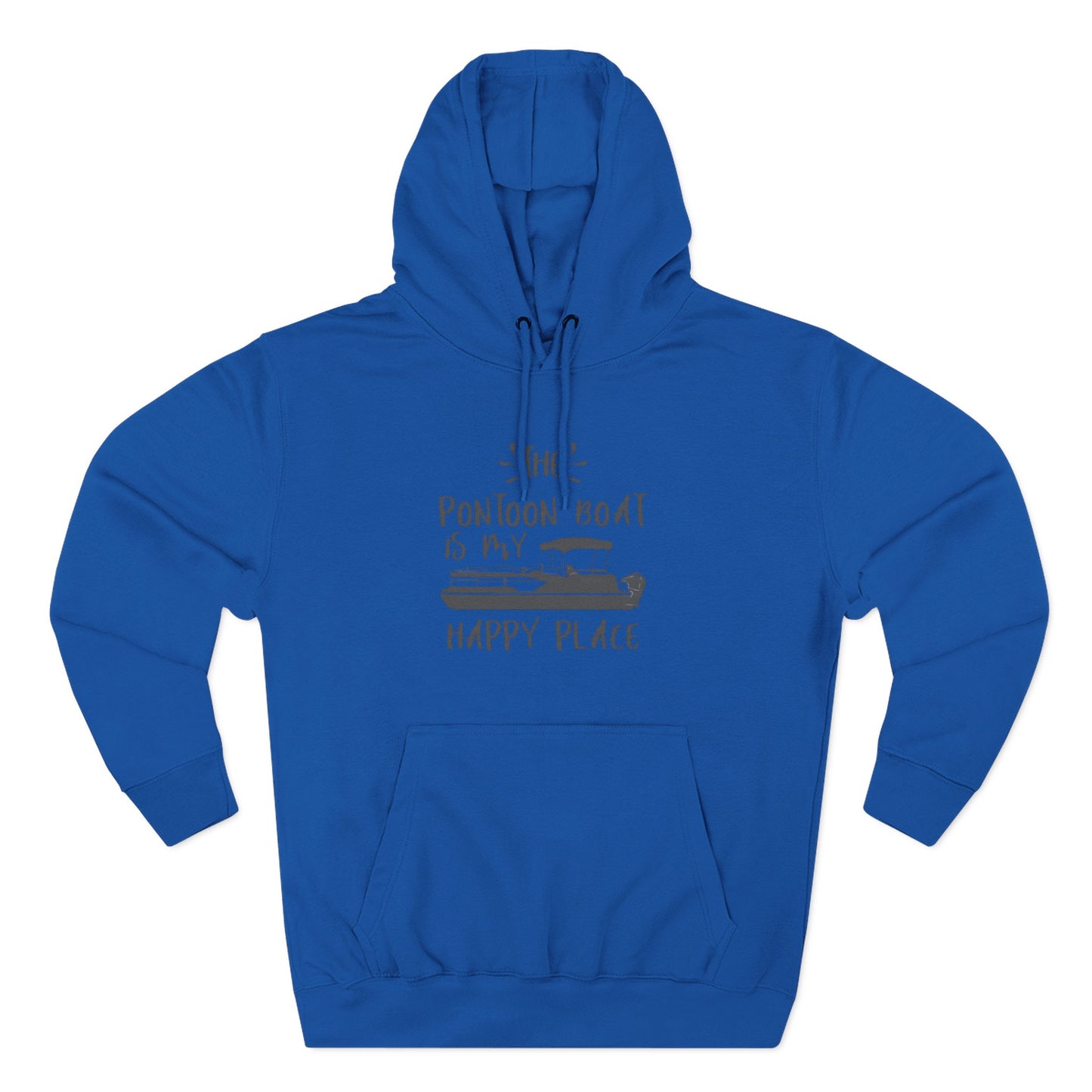 HAPPY PLACE - THREE PANEL FLEECE HOODIE