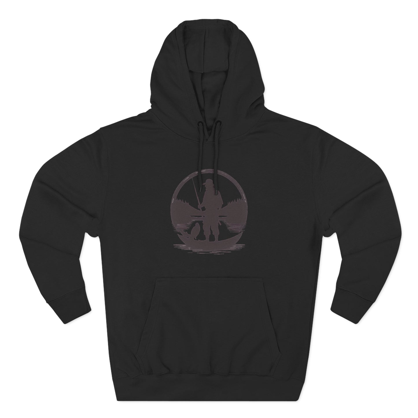 FISH ON - THREE PANEL FLEECE HOODIE