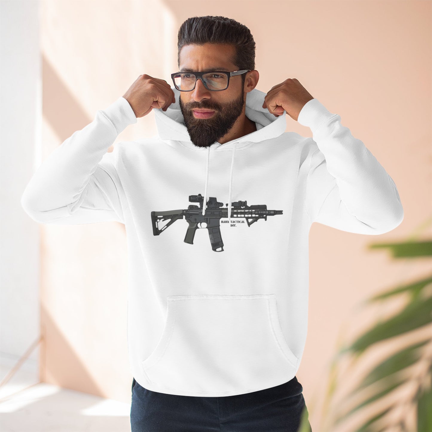 'HAHN TACTICAL DIV.' - AR - THREE PANEL FLEECE HOODIE