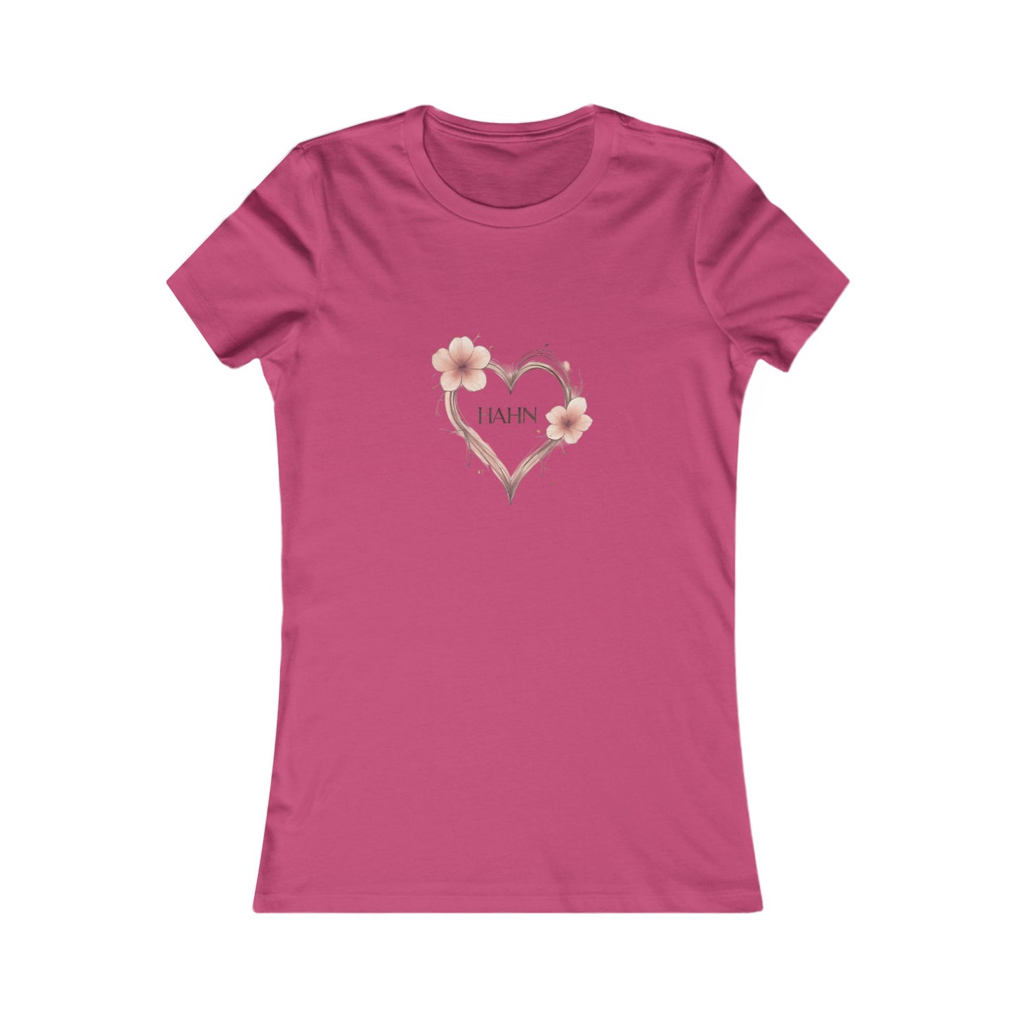 'HAHN' HEART - WOMENS SHORT SLEEVE TEE