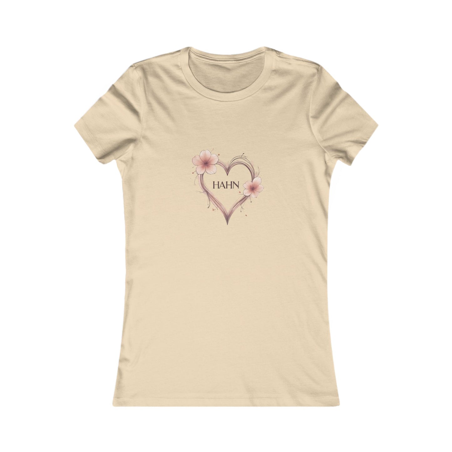 'HAHN' HEART - WOMENS SHORT SLEEVE TEE