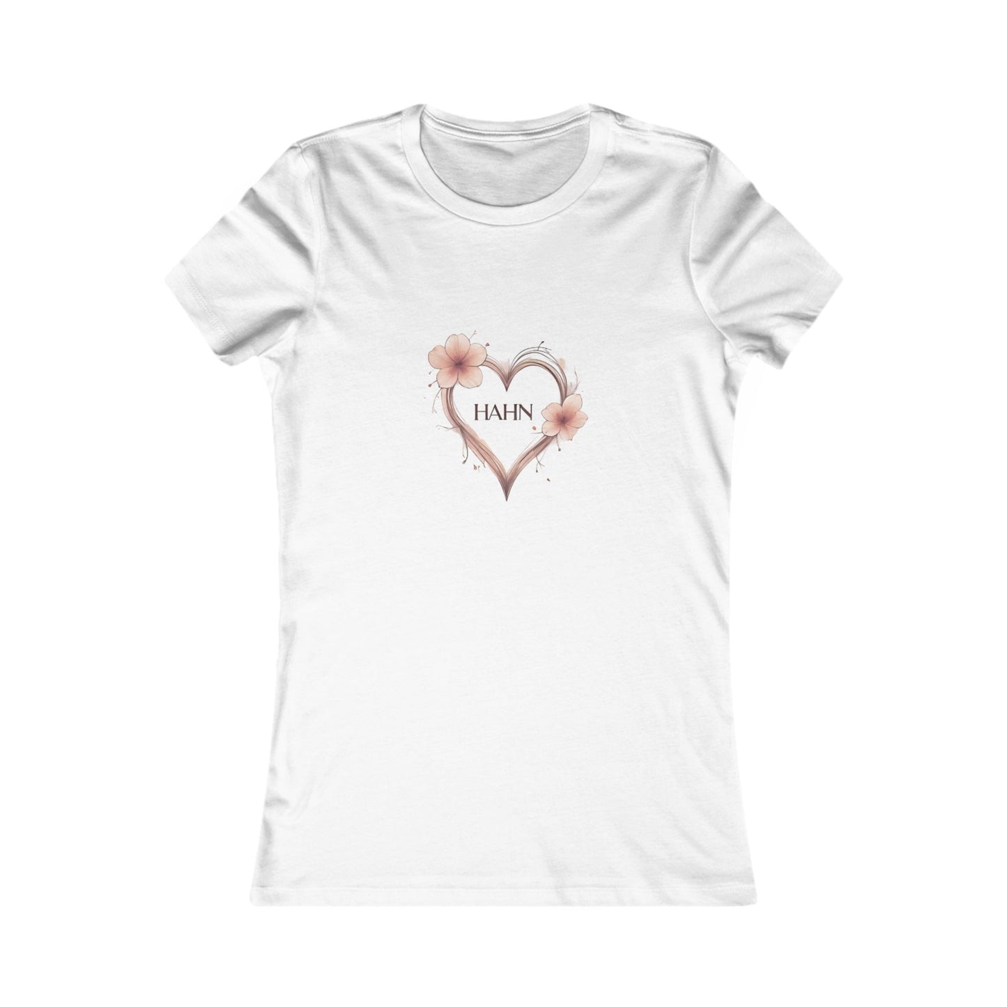 'HAHN' HEART - WOMENS SHORT SLEEVE TEE