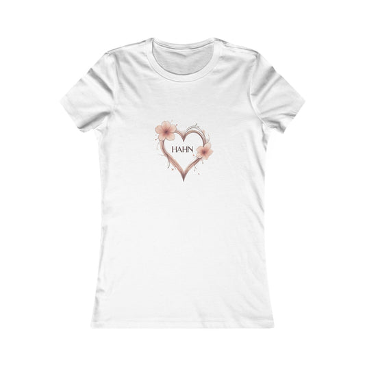 'HAHN' HEART - WOMENS SHORT SLEEVE TEE