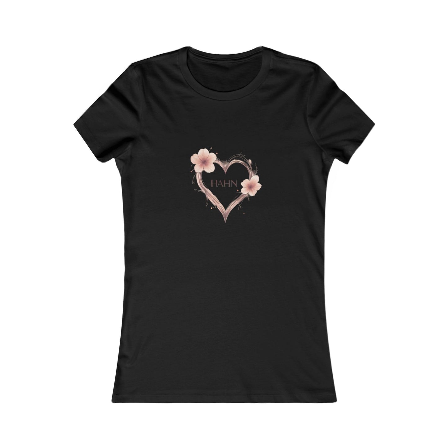 'HAHN' HEART - WOMENS SHORT SLEEVE TEE