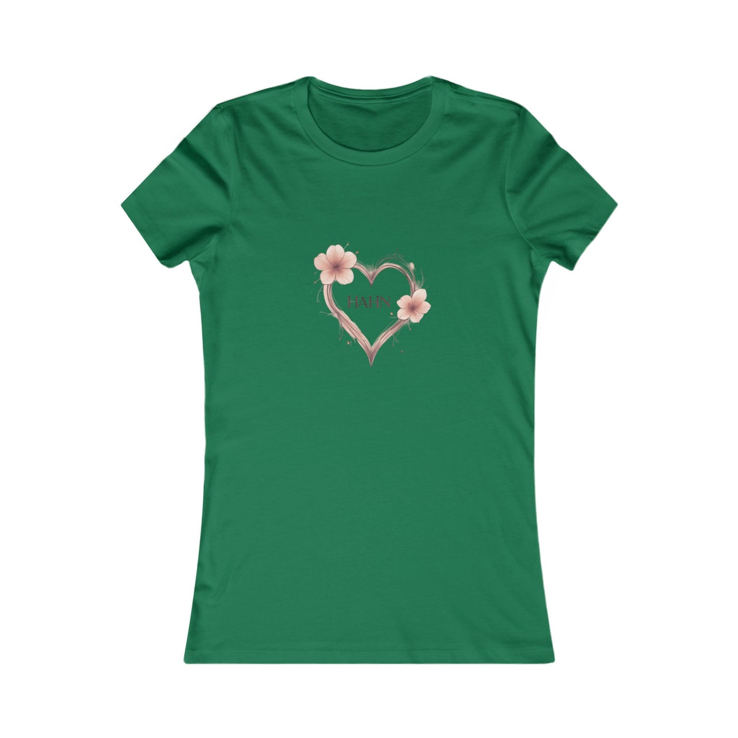 'HAHN' HEART - WOMENS SHORT SLEEVE TEE