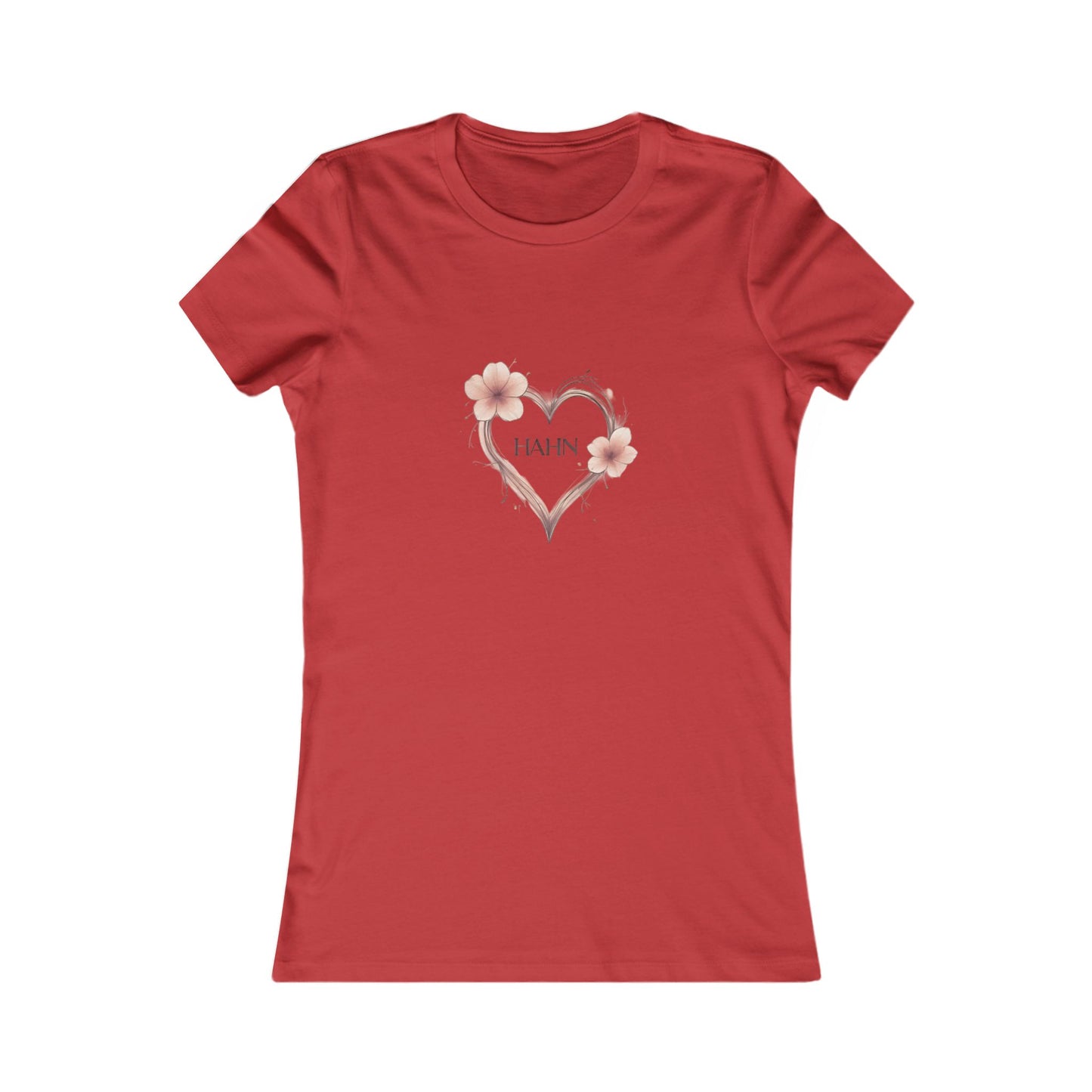 'HAHN' HEART - WOMENS SHORT SLEEVE TEE