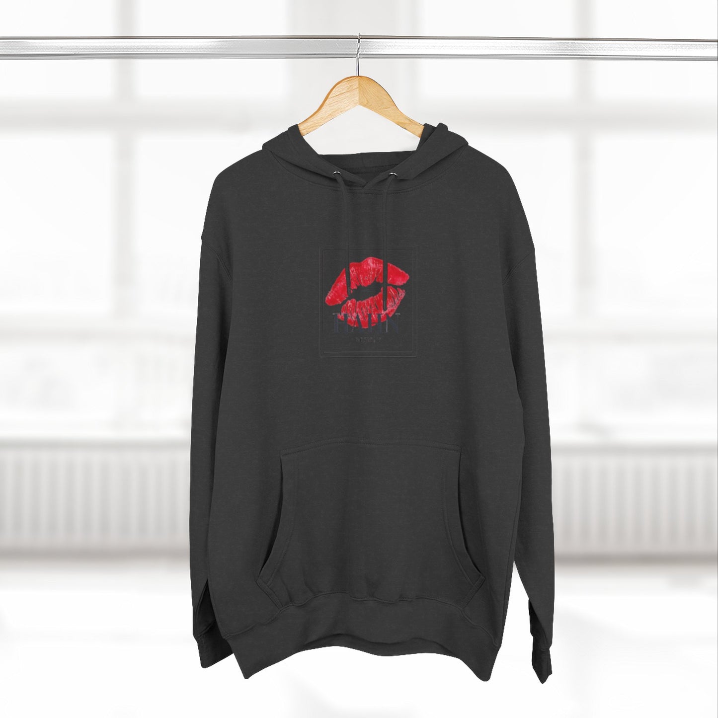 'HAHN' KISS - WOMENS THREE PANEL HOODIE