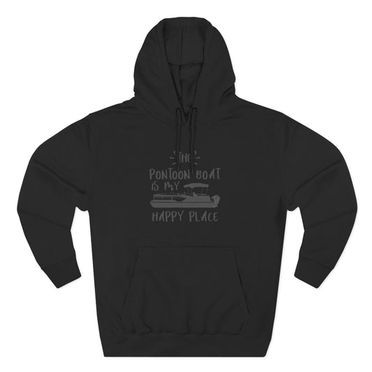 HAPPY PLACE - THREE PANEL FLEECE HOODIE