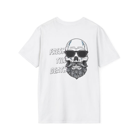 'FRESH TILL DEATH' - Baldy - UNISEX SOFTSTYLE TEE