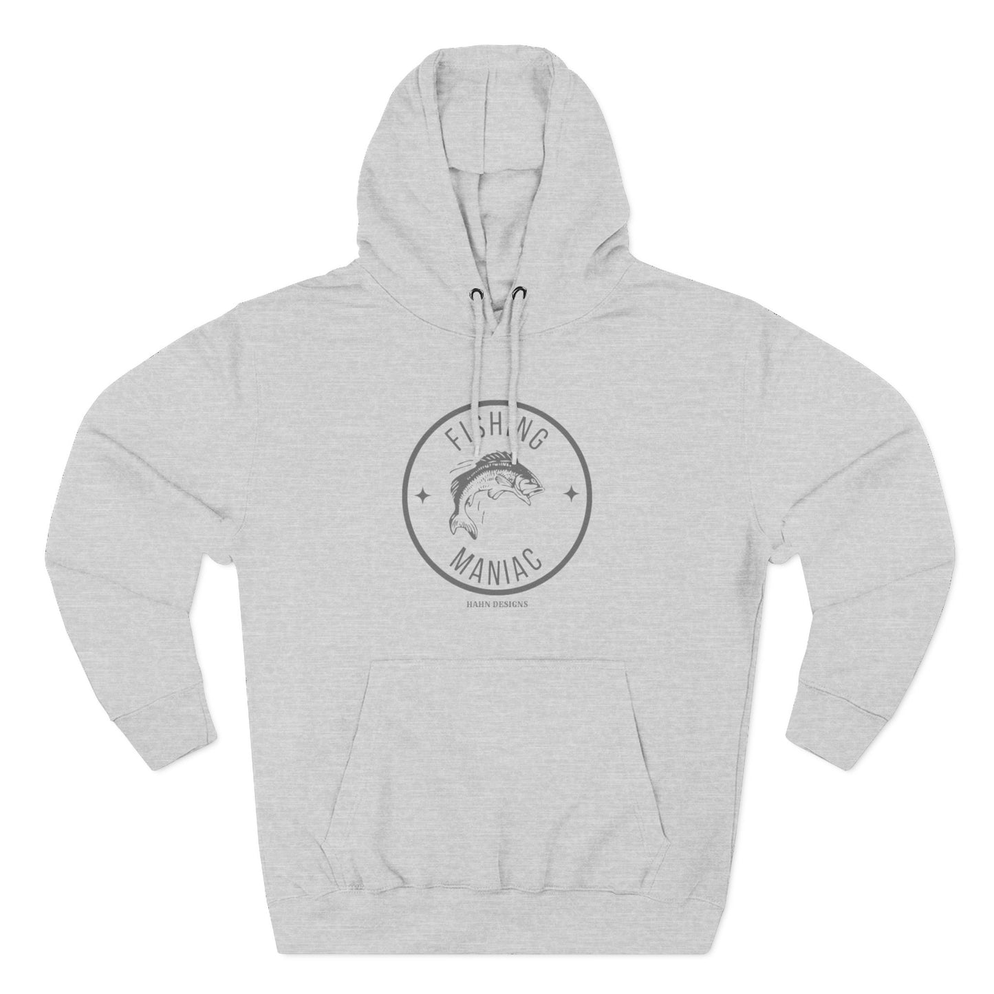 'HAHN' - FISHING MANIAC - THREE PANEL FLEECE HOODIE