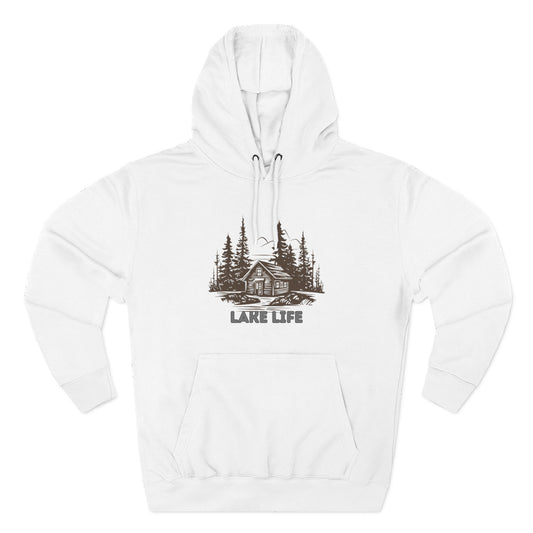 'HAHN' - LAKE LIFE - THREE PANEL FLEECE HOODIE