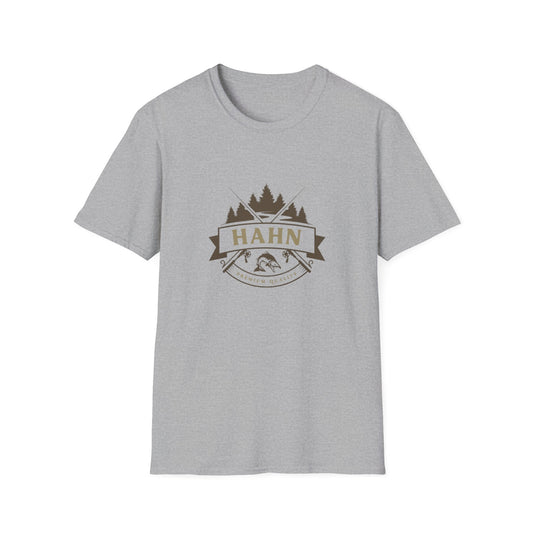 'HAHN' - ROD AND REEL - UNISEX SOFTSTYLE TEE