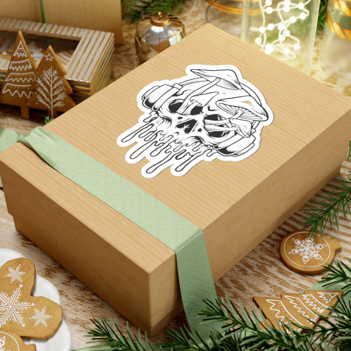 'HAHN DESIGNS' SKULL - STICKER