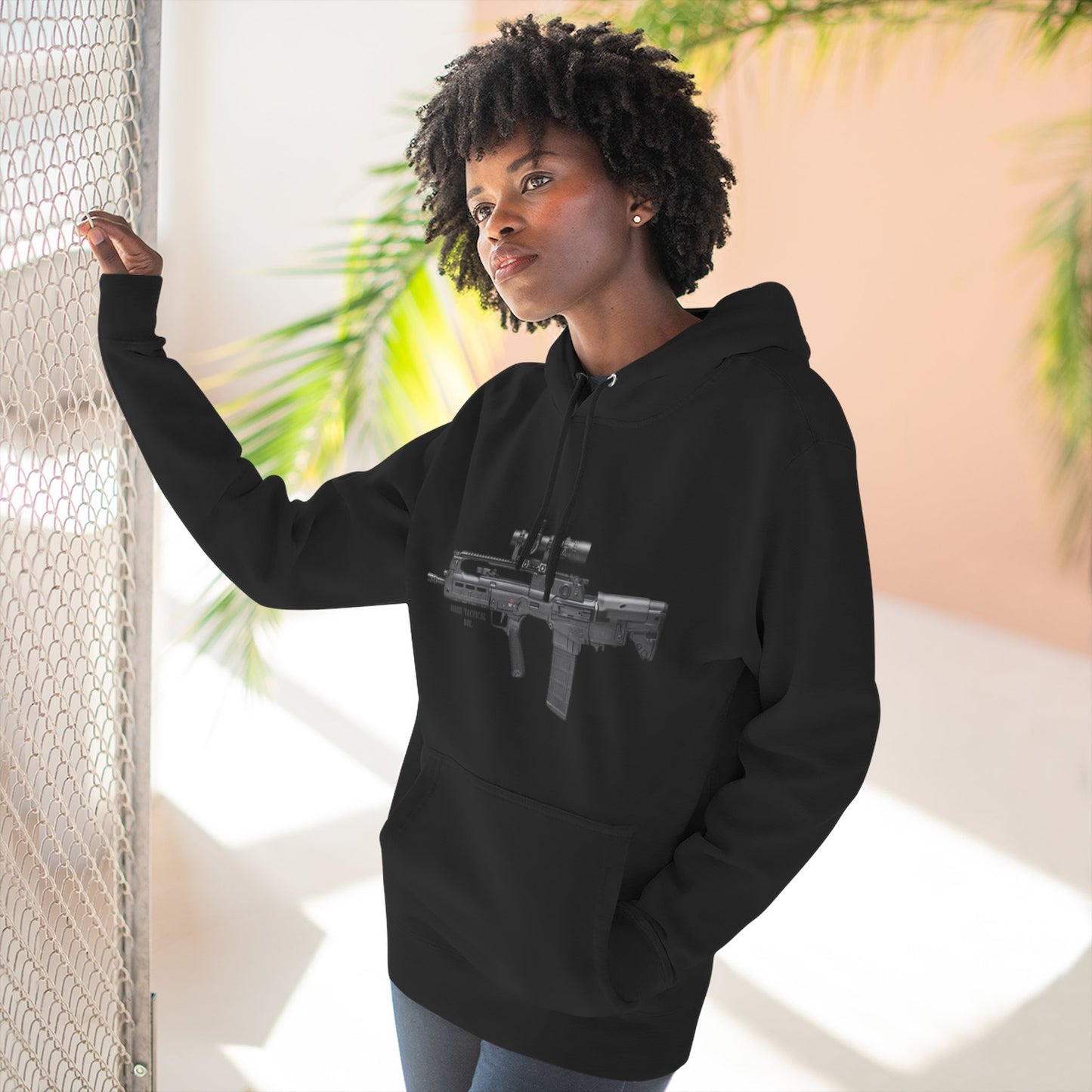 'HAHN TACTICAL DIV.' - BULLPUP - THREE PANEL FLEECE HOODIE