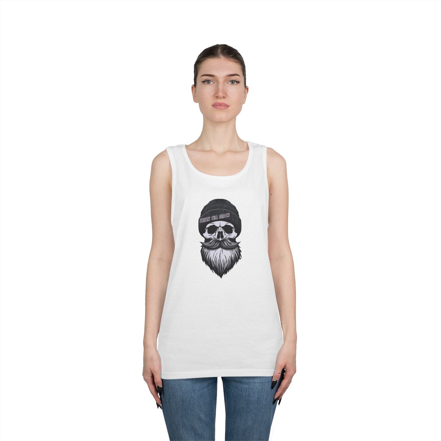 'FRESH TILL DEATH' HIPSTER - UNISEX HEAVY COTTON TANK TOP