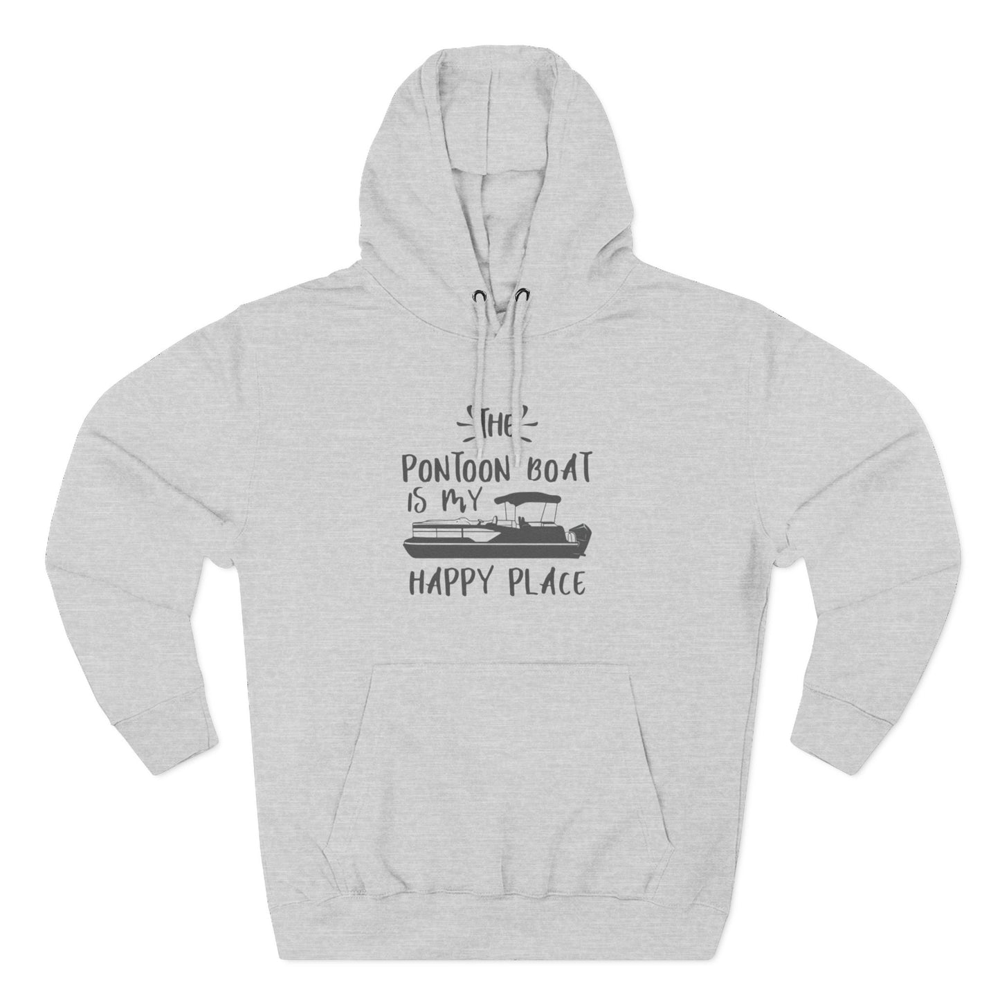 HAPPY PLACE - THREE PANEL FLEECE HOODIE