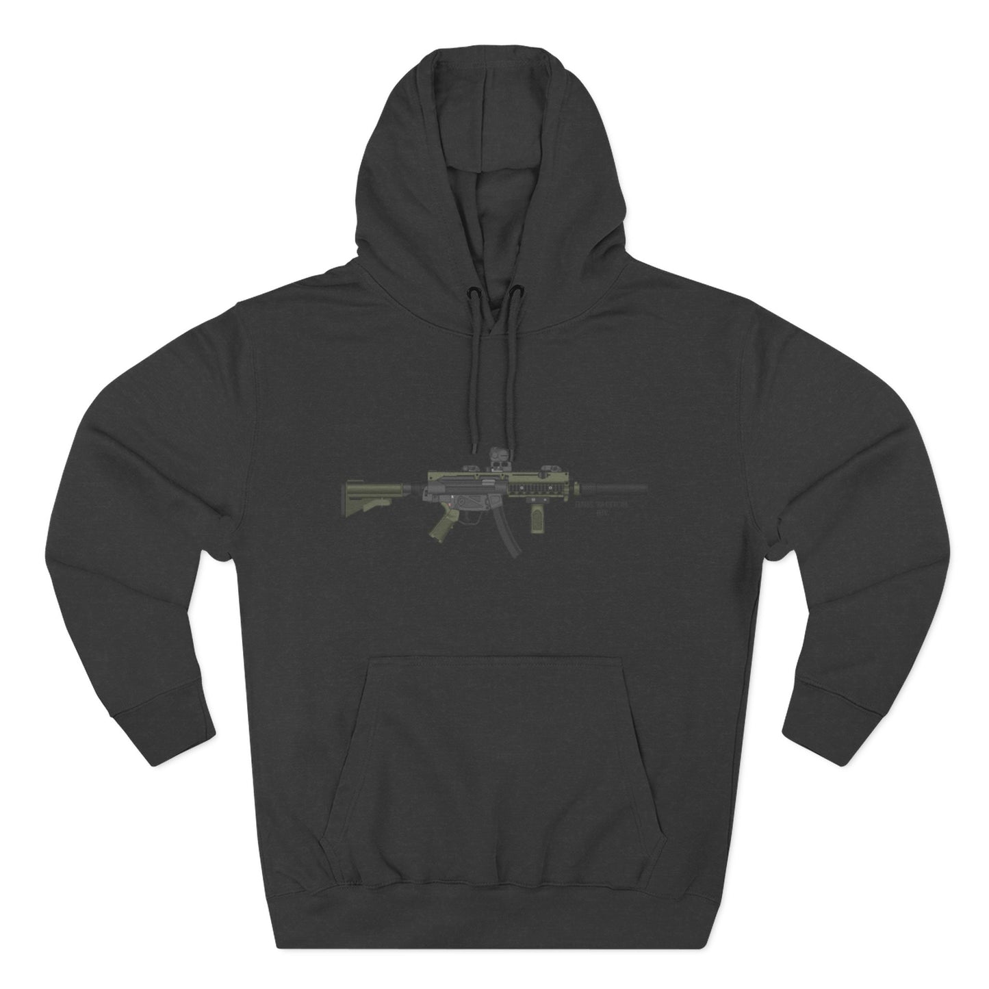 'HAHN TACTICAL DIV.' - MP5 - THREE PANEL FLEECE HOODIE