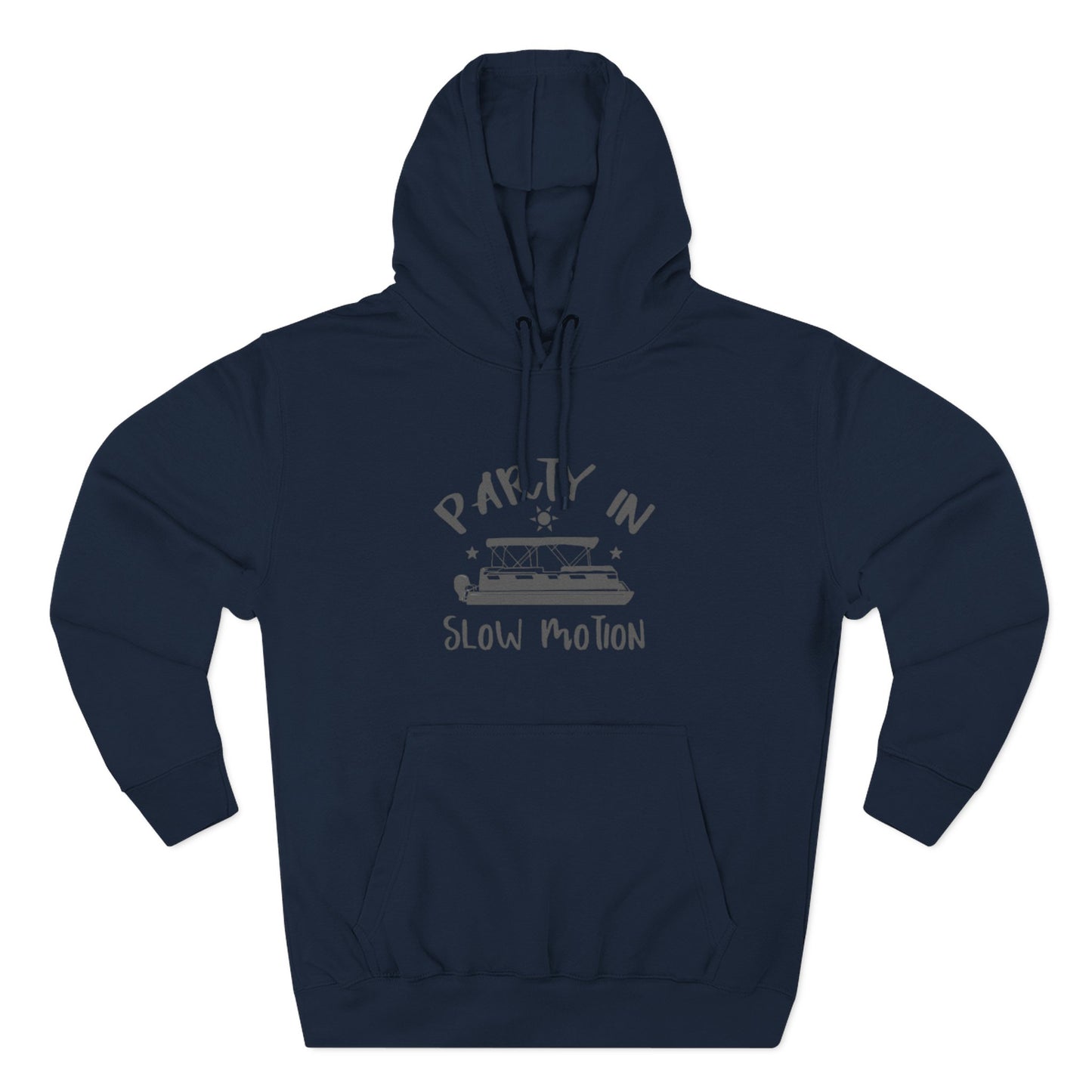 PARTY IN SLOW MOTION - THREE PANEL FLEECE HOODIE