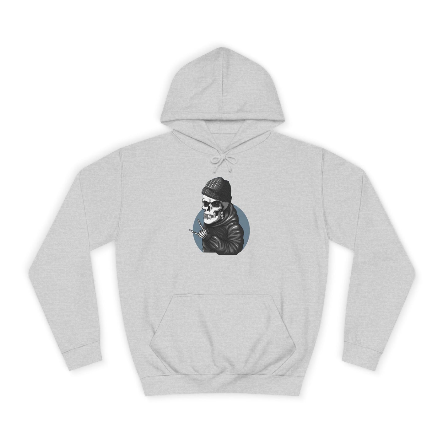 Skull Unisex College Hoodie - Streetwear Casual Style