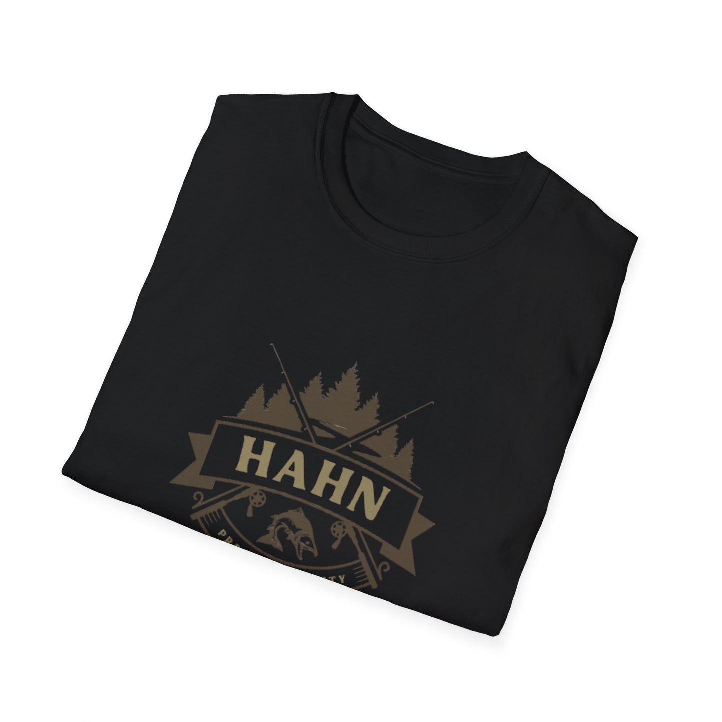 'HAHN' - ROD AND REEL - UNISEX SOFTSTYLE TEE