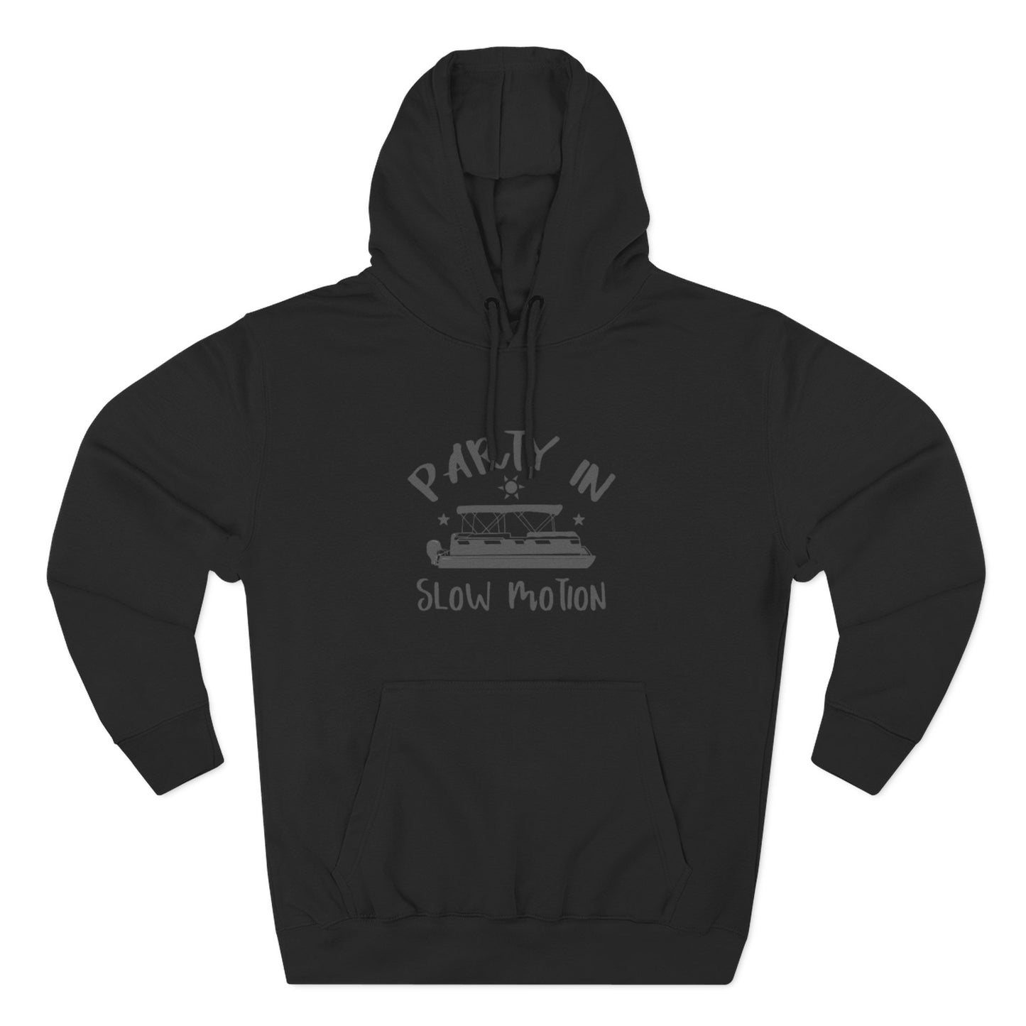 PARTY IN SLOW MOTION - THREE PANEL FLEECE HOODIE