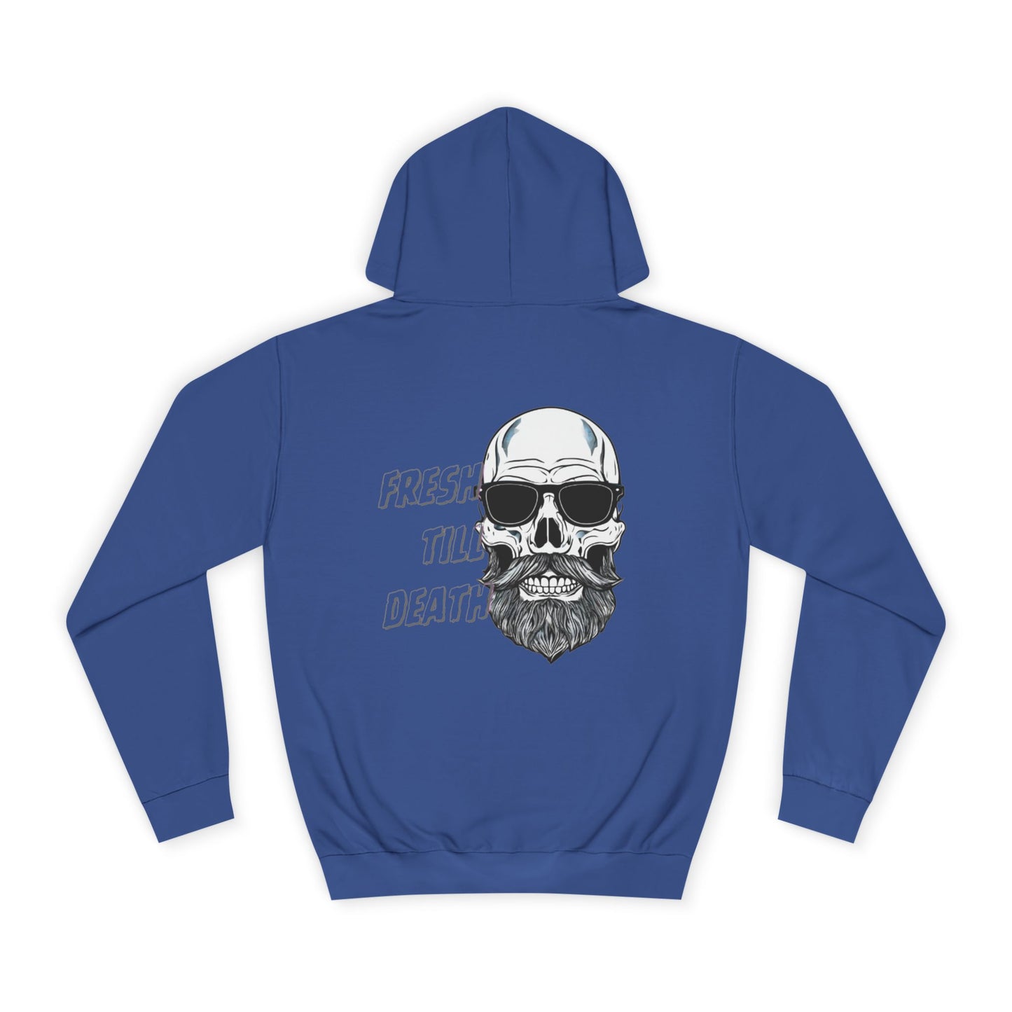'FRESH TILL DEATH' - Baldy - UNISEX COLLEGE HOODIE