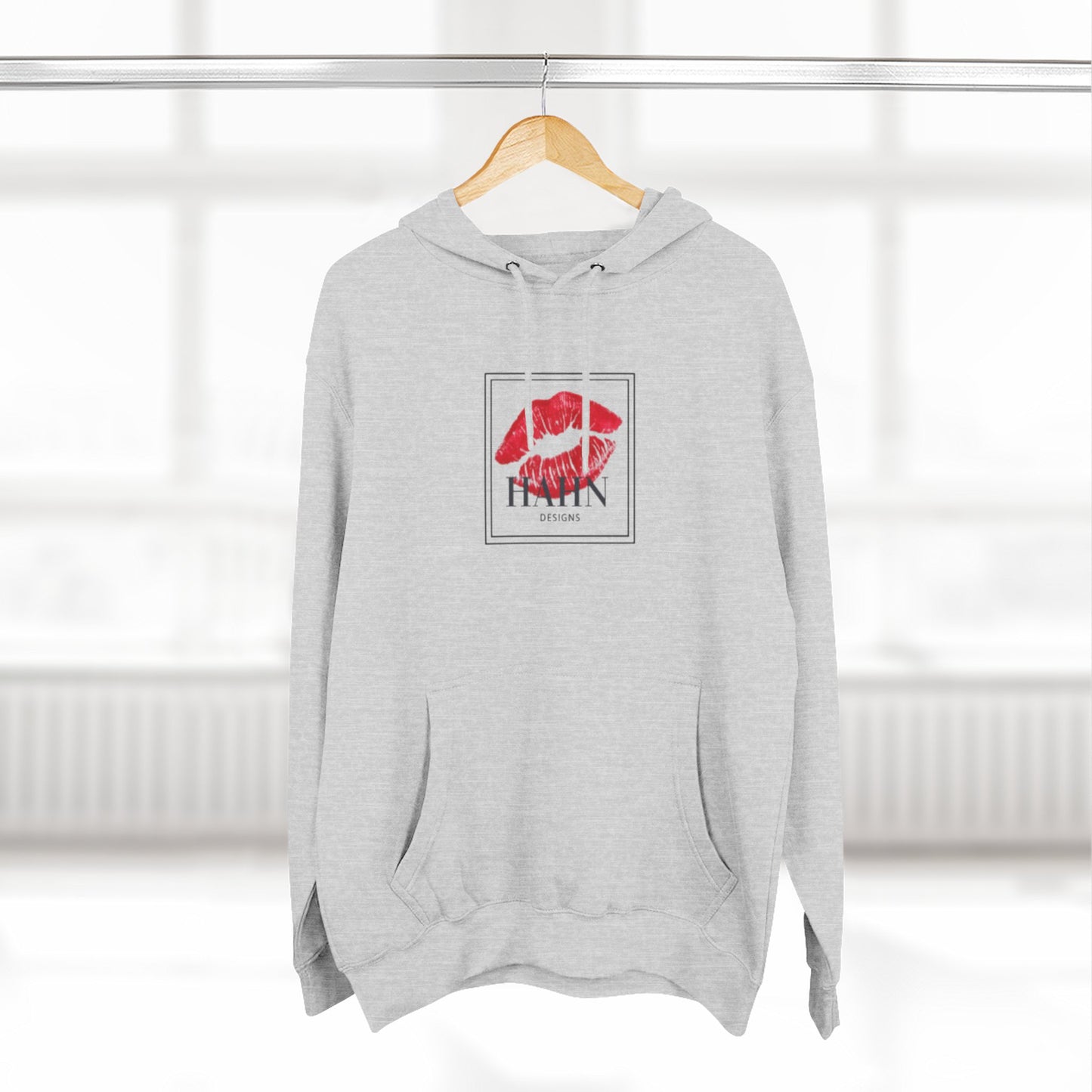 'HAHN' KISS - WOMENS THREE PANEL HOODIE