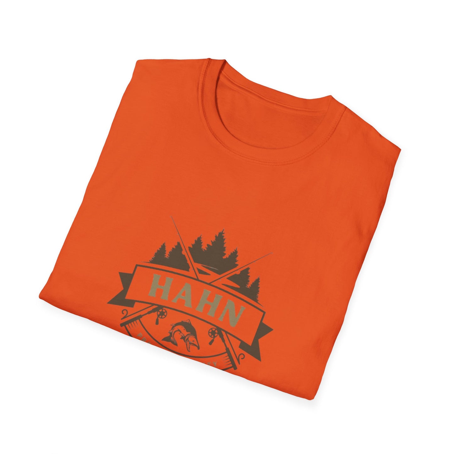'HAHN' - ROD AND REEL - UNISEX SOFTSTYLE TEE