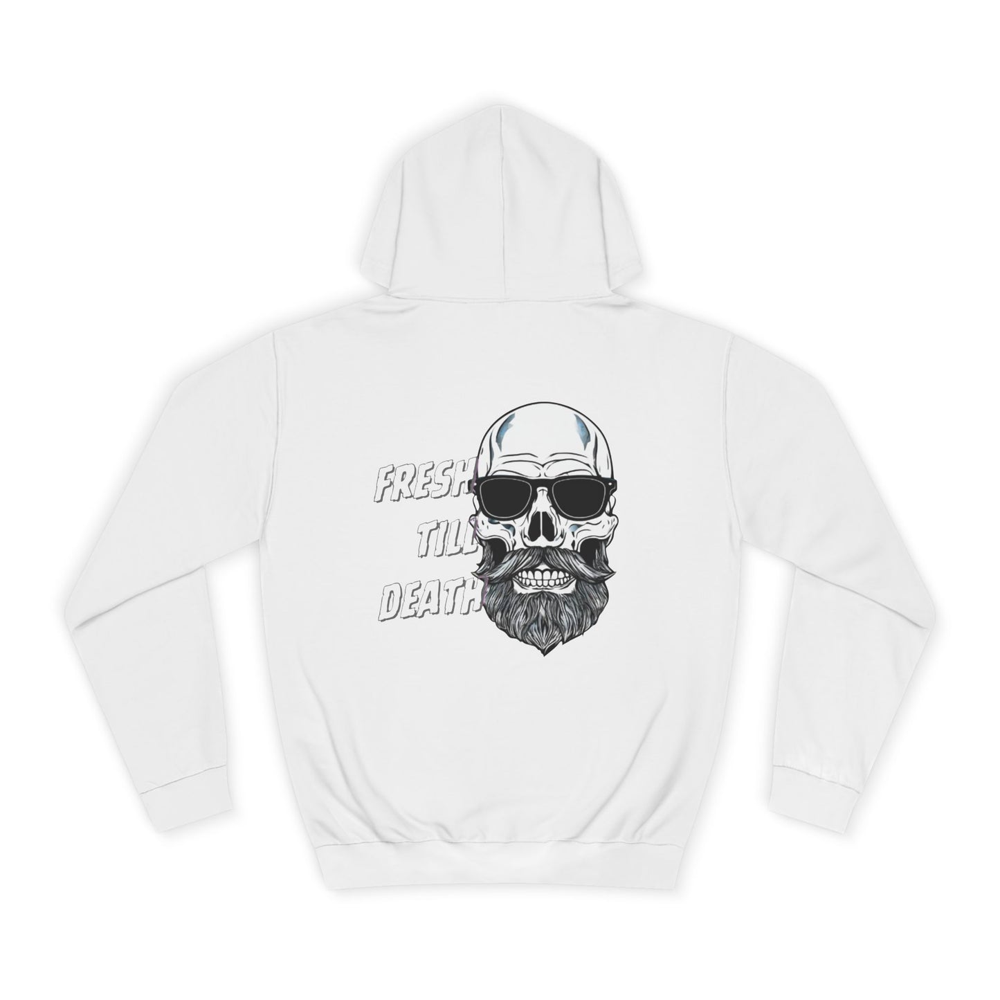 'FRESH TILL DEATH' - Baldy - UNISEX COLLEGE HOODIE