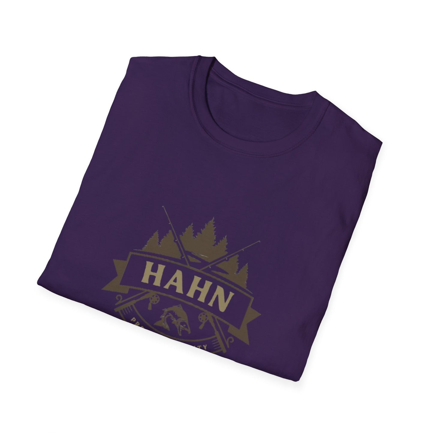 'HAHN' - ROD AND REEL - UNISEX SOFTSTYLE TEE