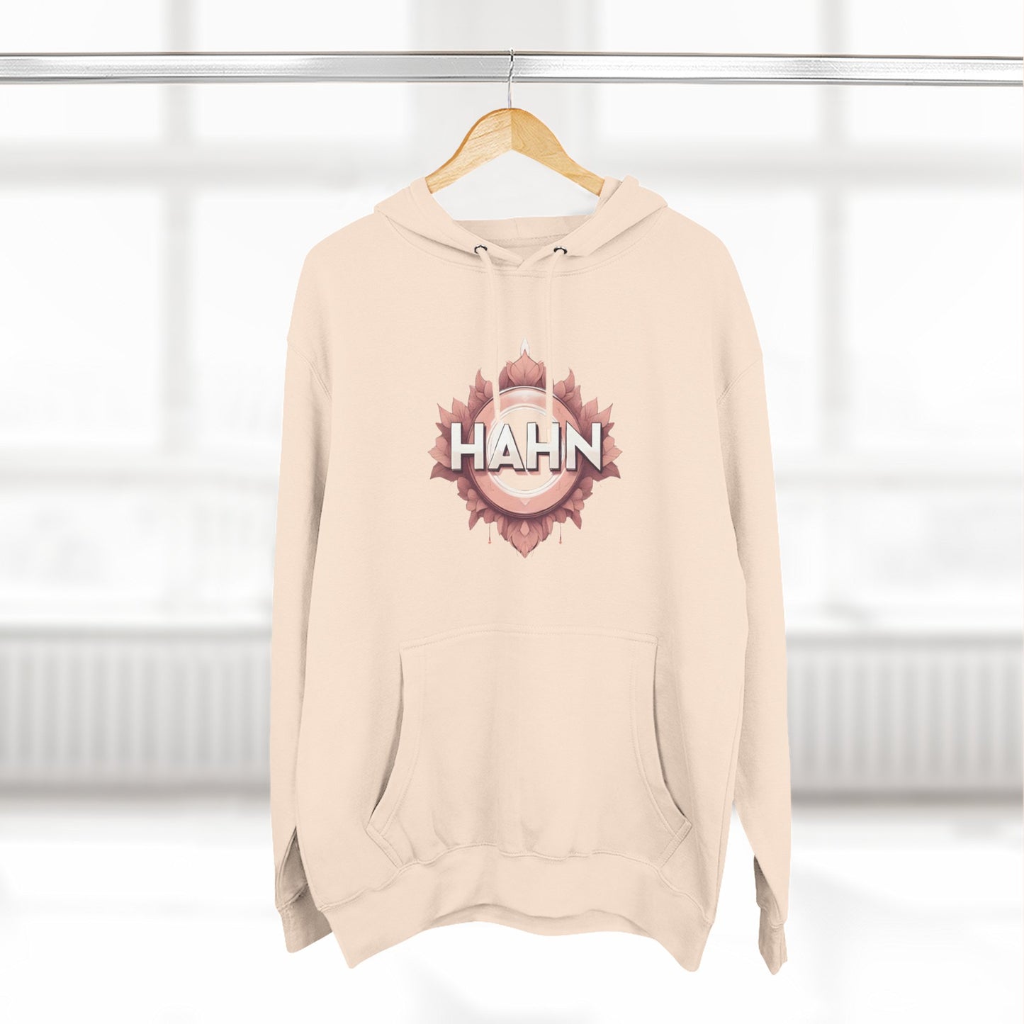 'HAHN' - WOMENS THREE PANEL FLEECE HOODIE