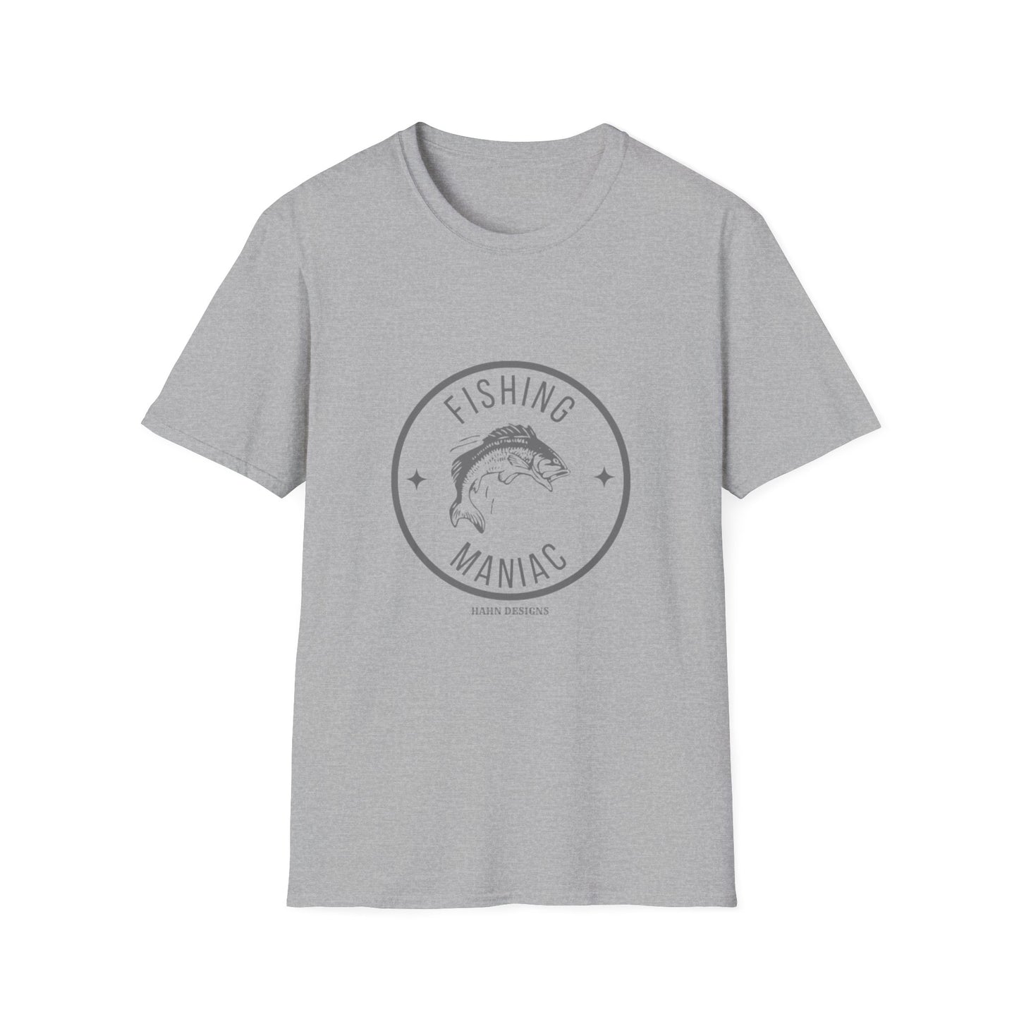 'HAHN' - FISHING MANIAC - UNISEX SOFTSTYLE TEE