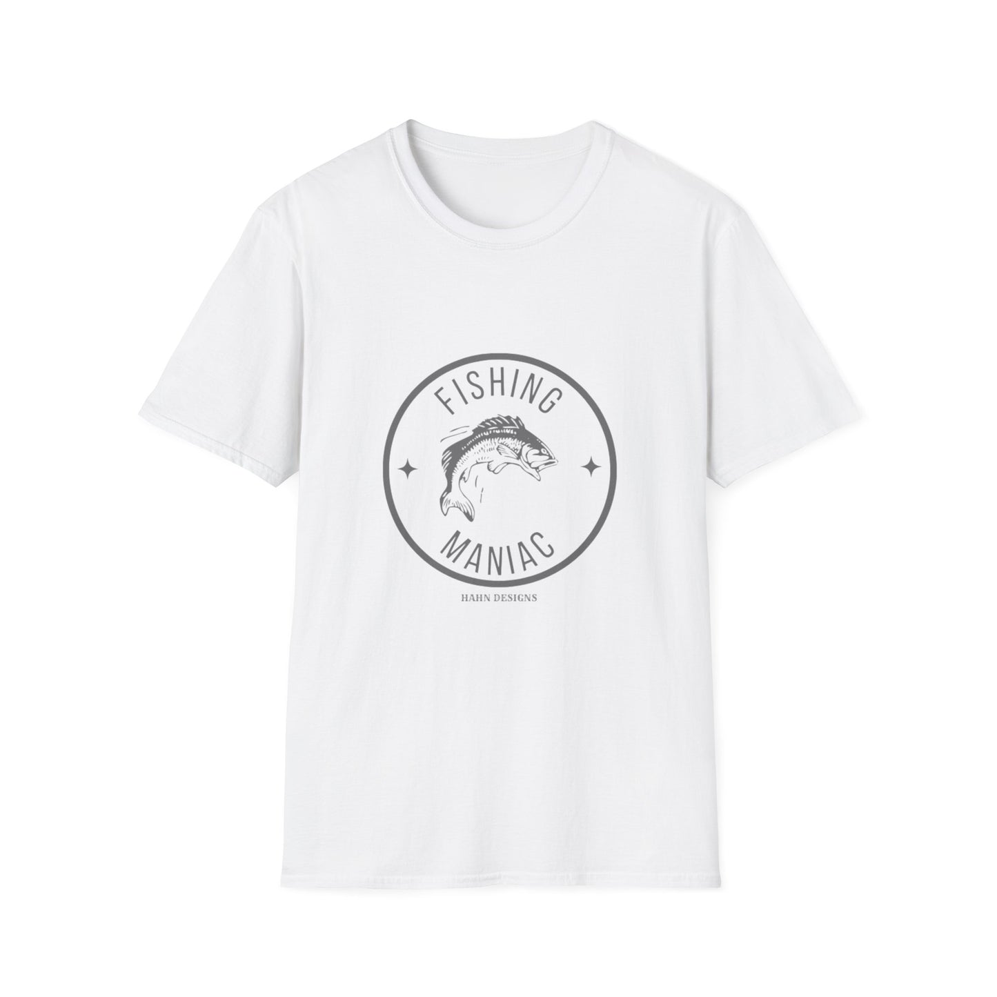 'HAHN' - FISHING MANIAC - UNISEX SOFTSTYLE TEE
