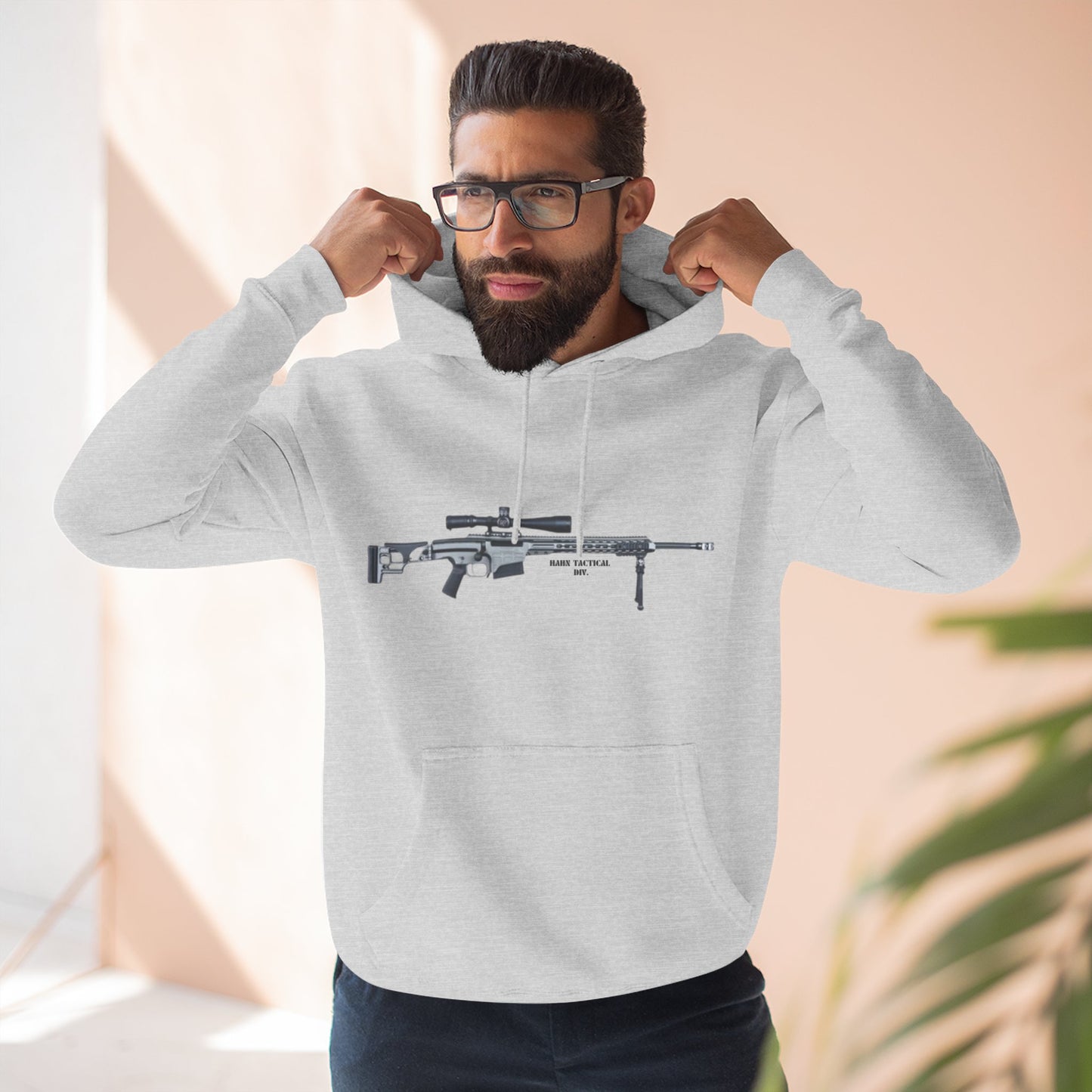 'HAHN TACTICAL DIV.' - BMG - THREE PANEL FLEECE HOODIE