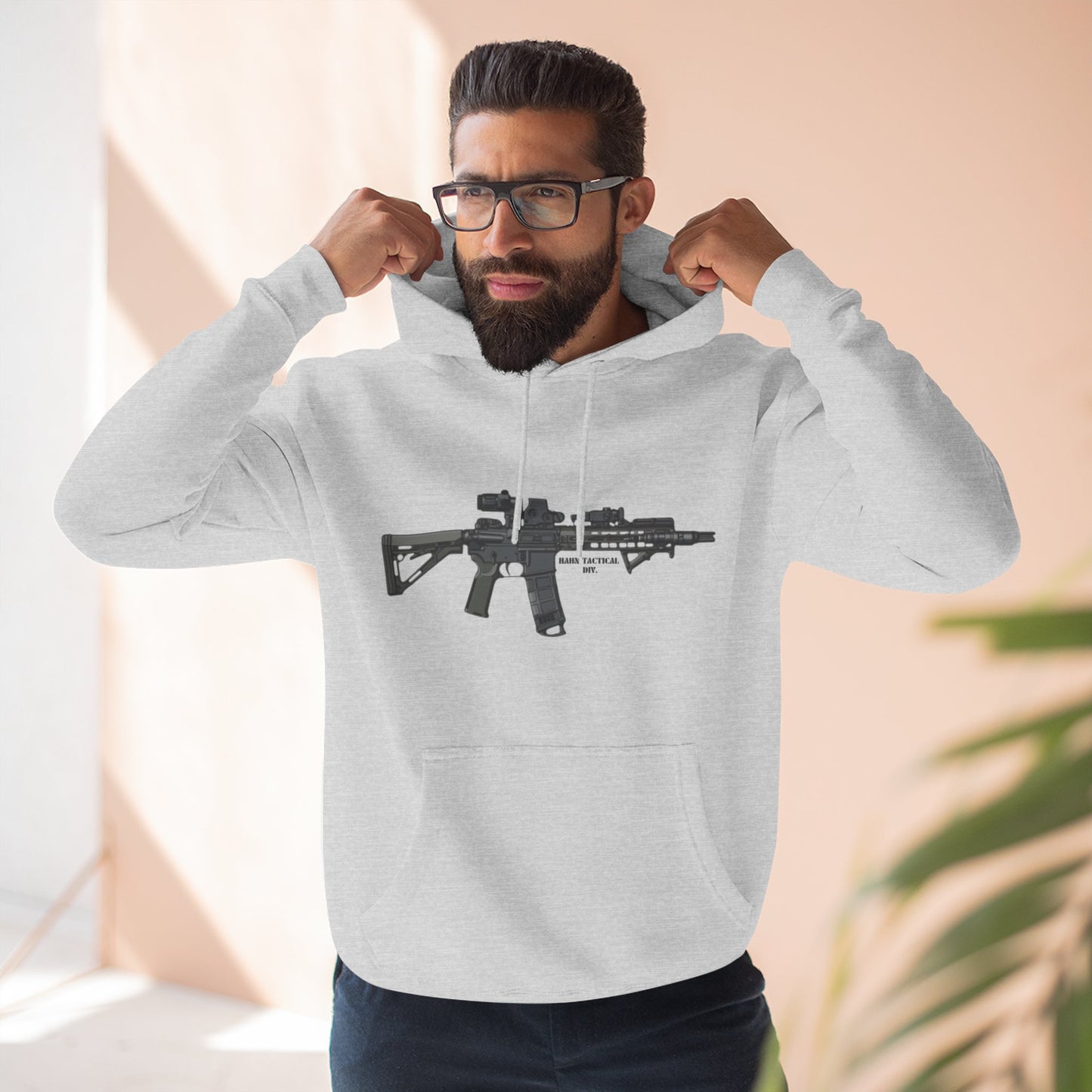 'HAHN TACTICAL DIV.' - AR - THREE PANEL FLEECE HOODIE