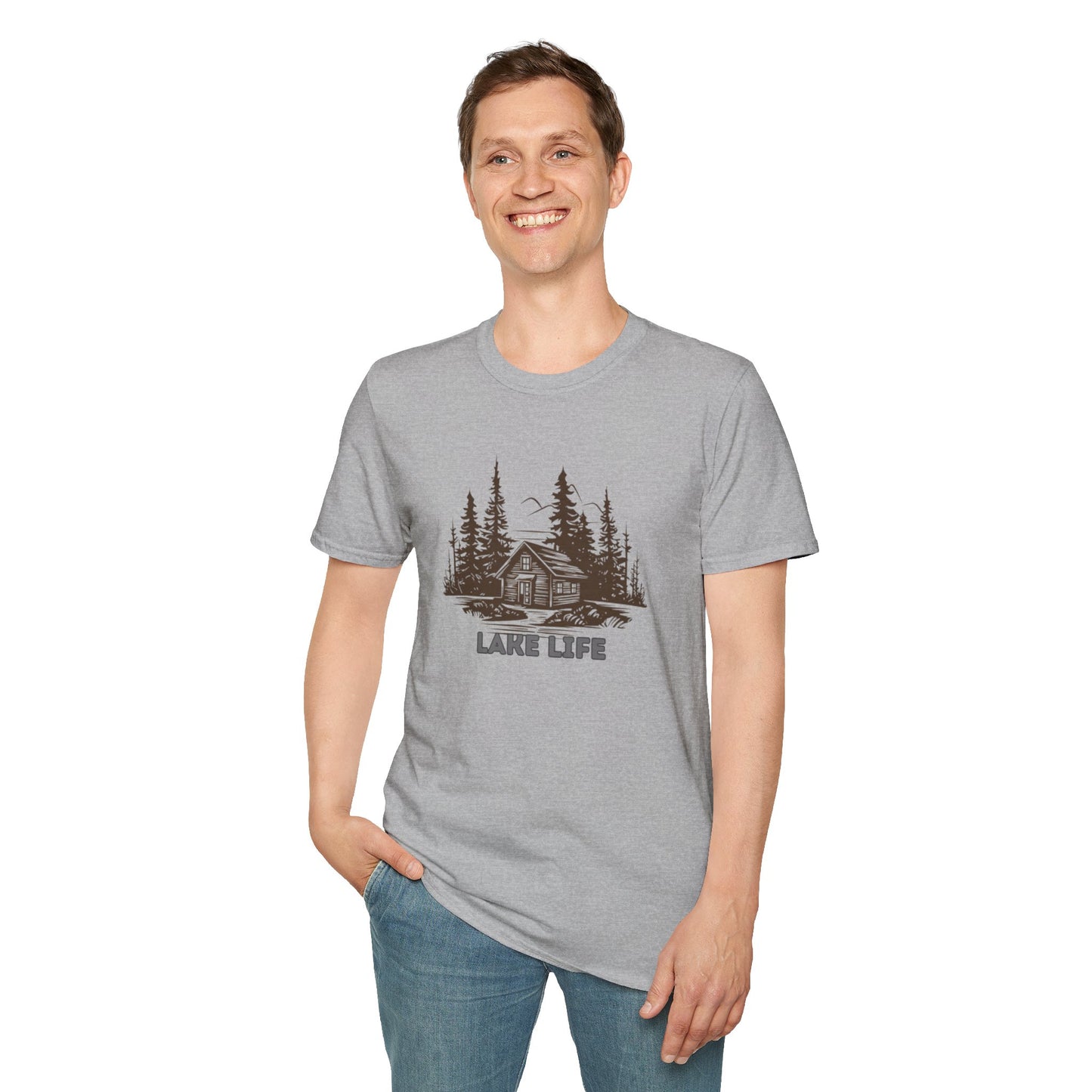 'HAHN' - LAKE LIFE - UNISEX SOFTSTYLE TEE