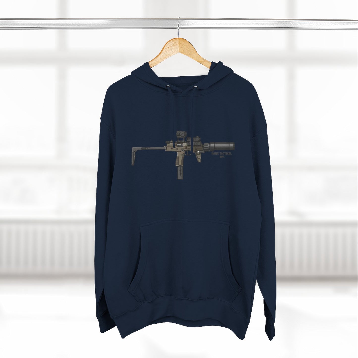 'HAHN TACTICAL DIV.' - MP9 - THREE PANEL FLEECE HOODIE