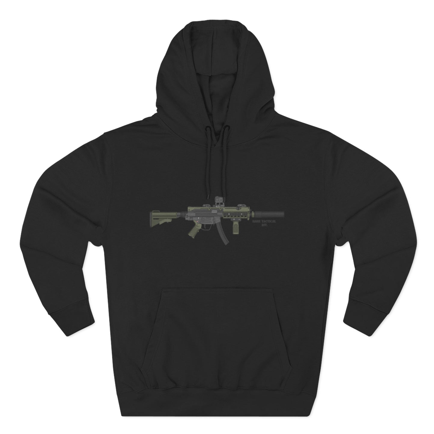 'HAHN TACTICAL DIV.' - MP5 - THREE PANEL FLEECE HOODIE