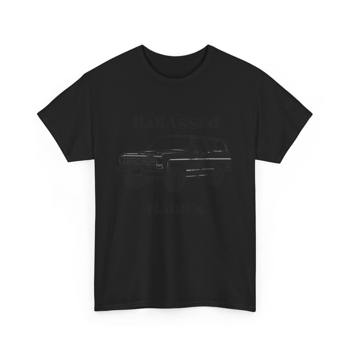 Half Assed Unisex Heavy Cotton Tee - Stylish and Casual T-Shirt