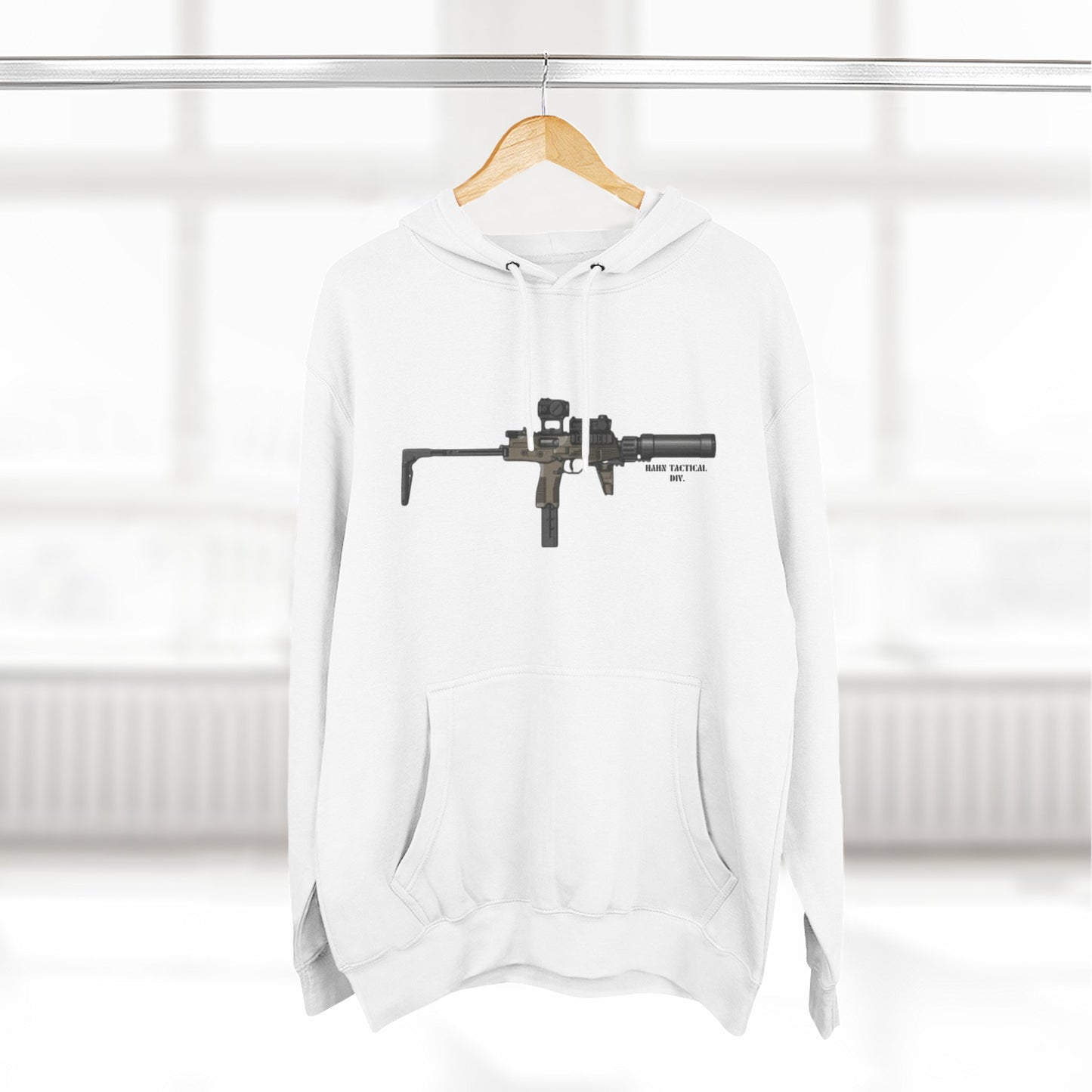 'HAHN TACTICAL DIV.' - MP9 - THREE PANEL FLEECE HOODIE