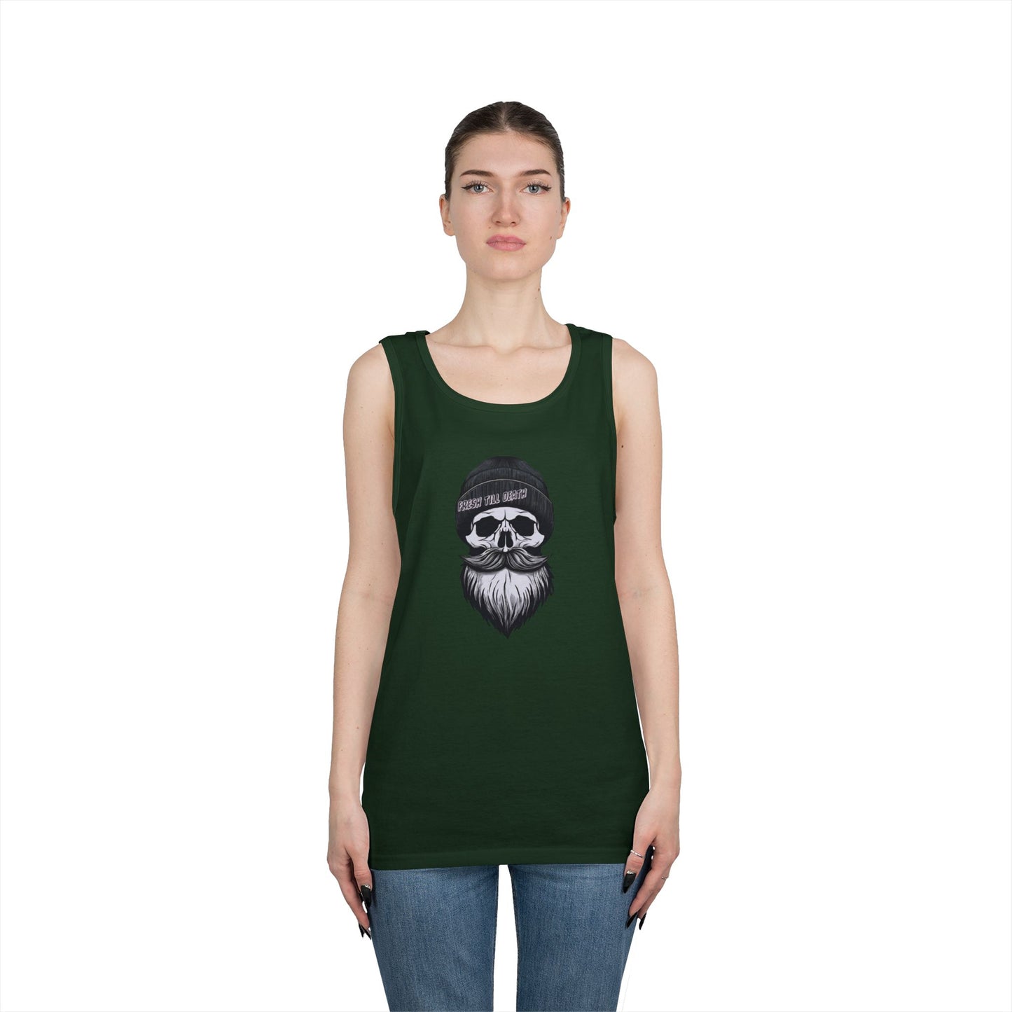 'FRESH TILL DEATH' HIPSTER - UNISEX HEAVY COTTON TANK TOP