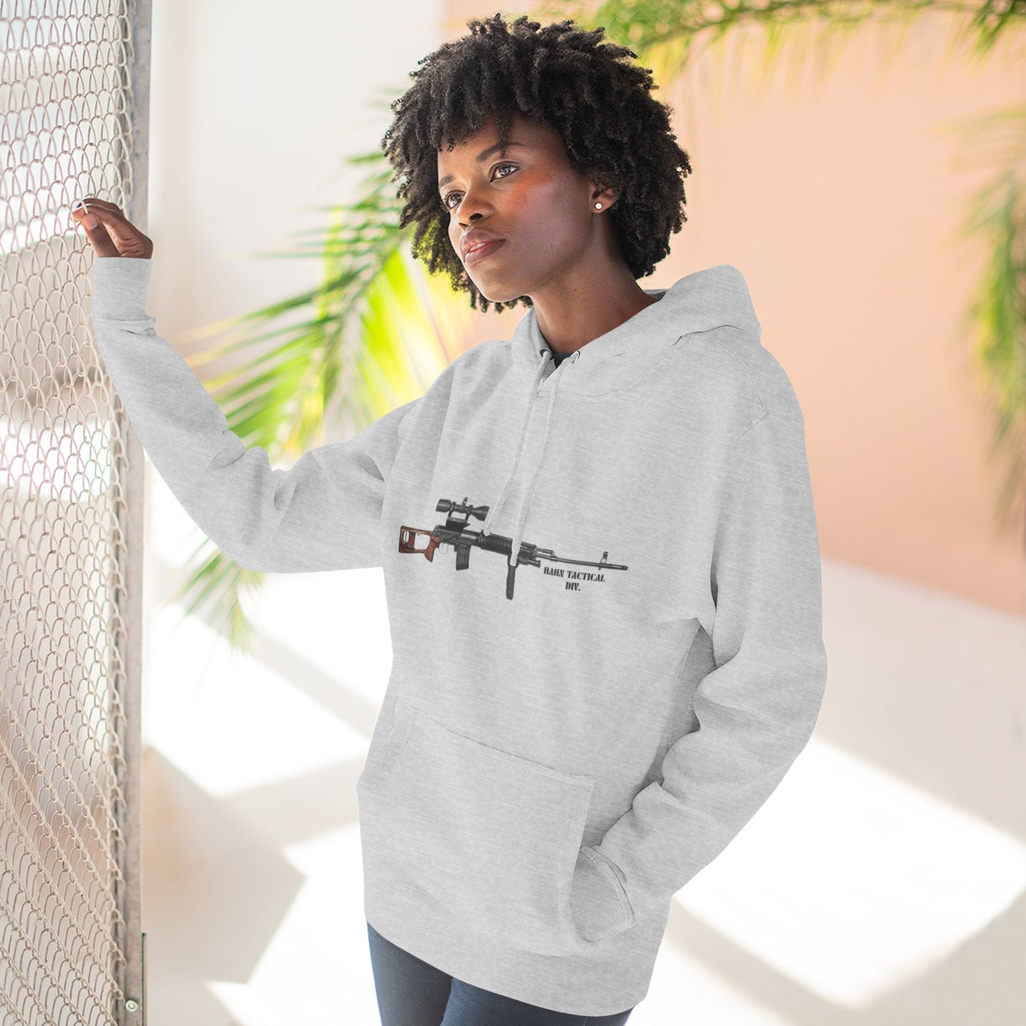 'HAHN TACTICAL DIV.' - DRAGUNOV SVD - THREE PANEL FLEECE HOODIE