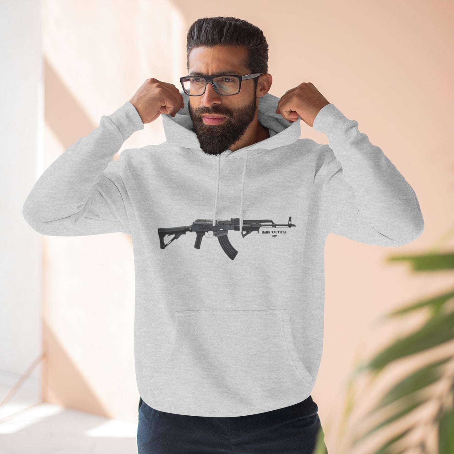 'HAHN TACTICAL DIV.' - AK - THREE PANEL FLEECE HOODIE