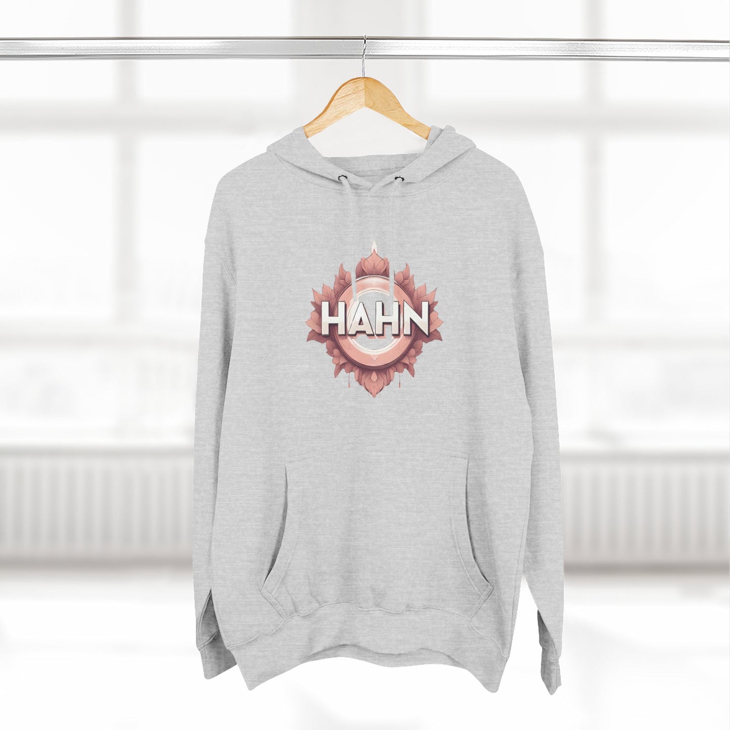 'HAHN' - WOMENS THREE PANEL FLEECE HOODIE