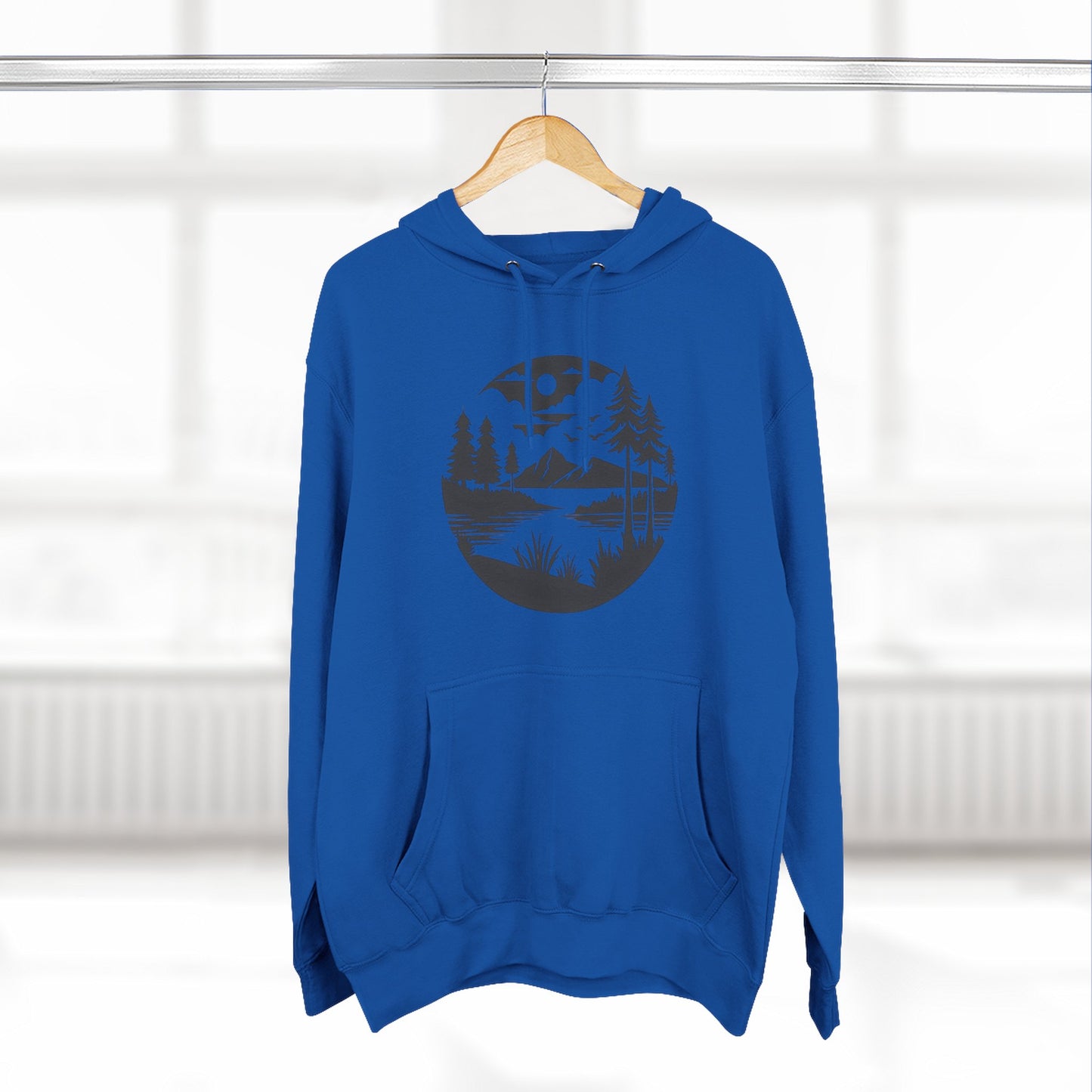 NATURE LOVER - THREE PANEL FLEECE HOODIE
