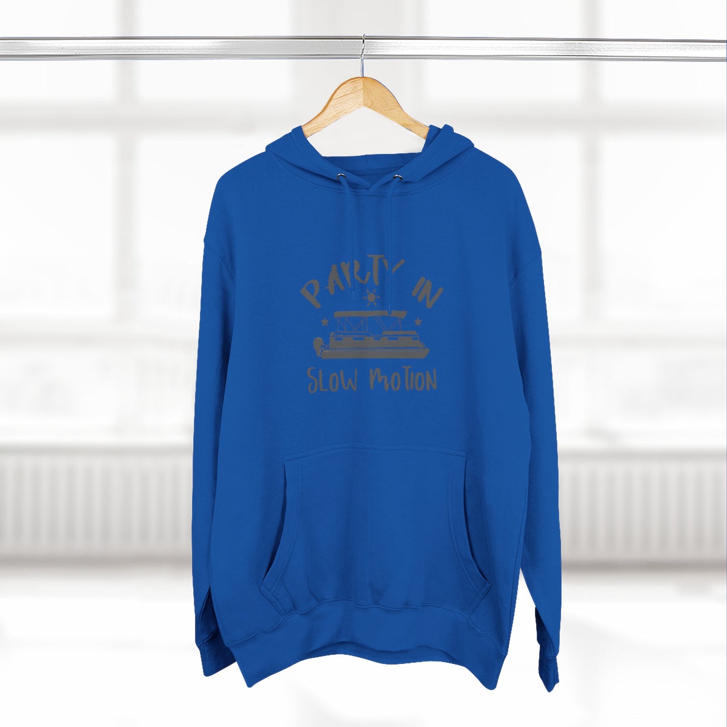 PARTY IN SLOW MOTION - THREE PANEL FLEECE HOODIE
